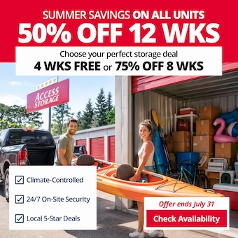 Access Storage - Beamsville Promotion